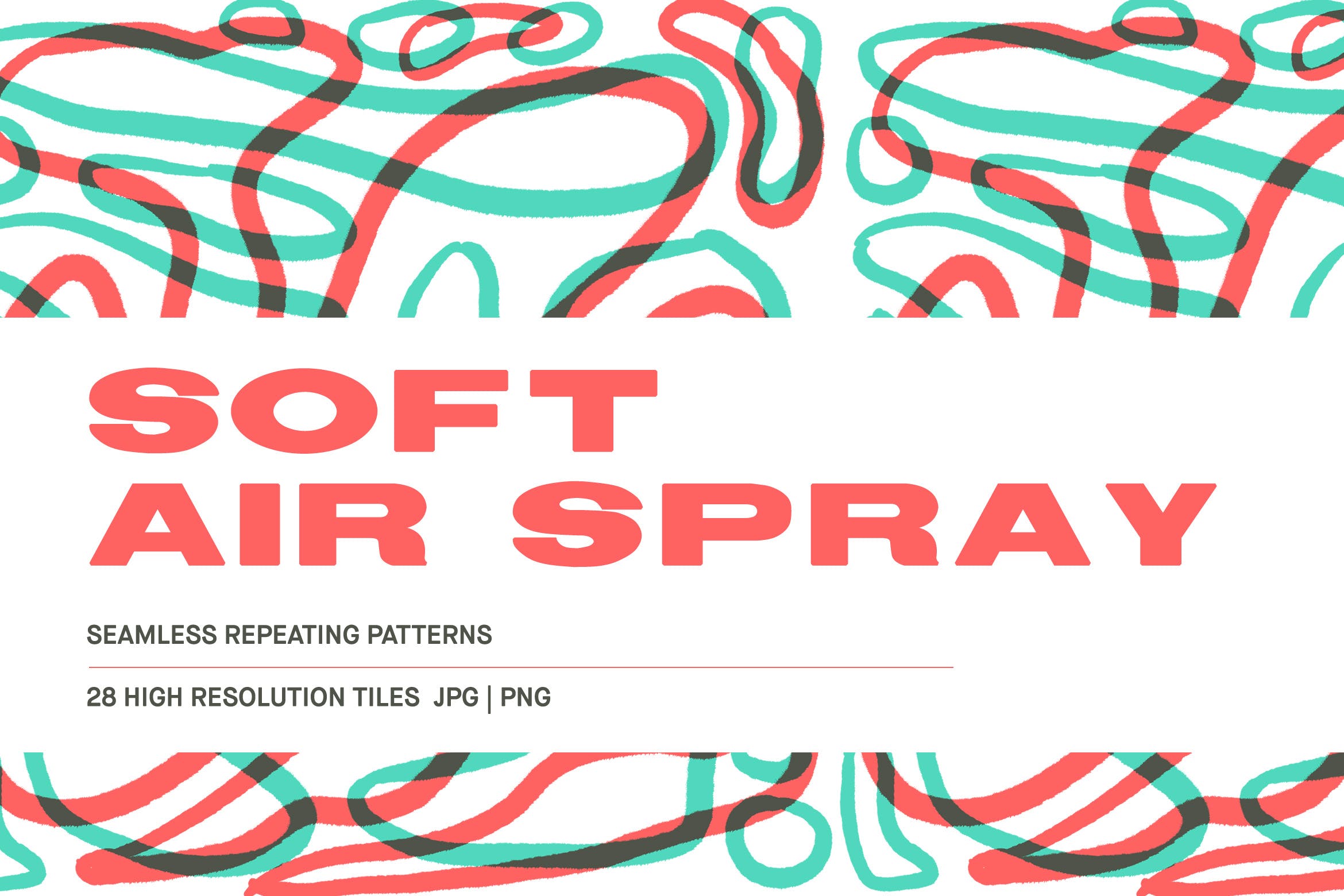 高清水彩笔描绘线条背景图片素材 Soft Air Spray – Background patterns设计素材模板