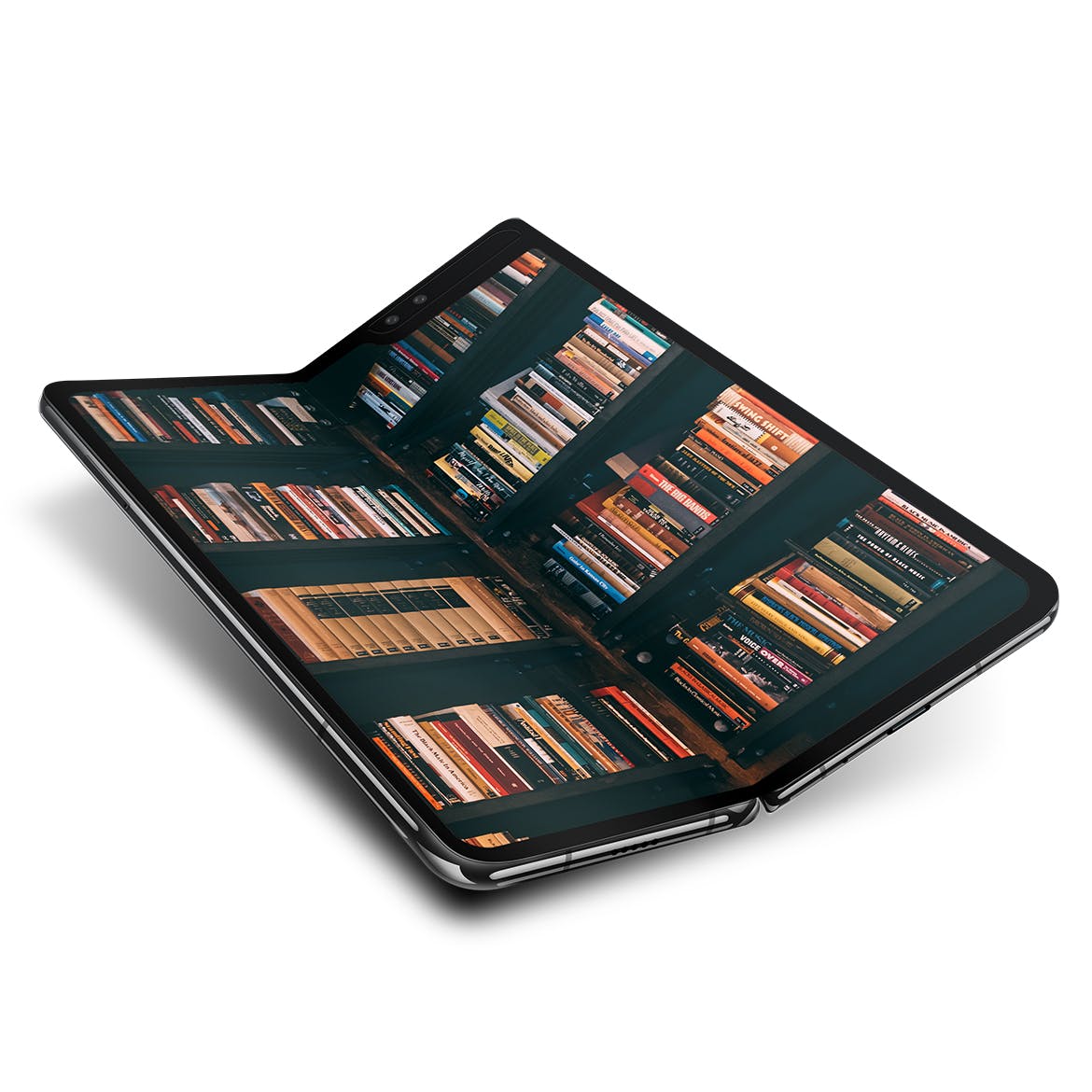超级酷炫全新折叠屏手机样机下载[PSD]设计素材模板