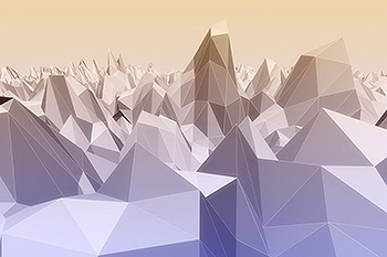 抽象立体多边形背景素材 Polygon Landscapes Background