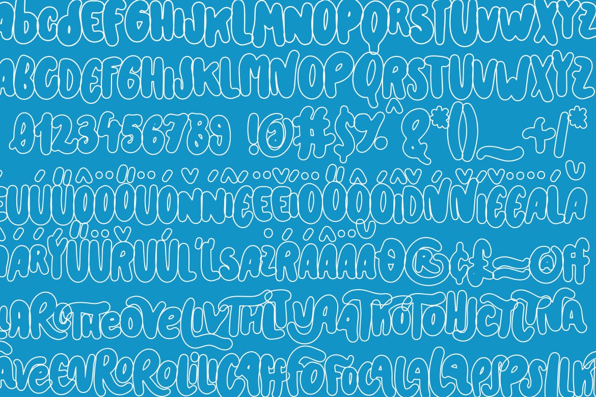 Fonts | 3种新鲜清新俏皮有趣氛围圆润无衬线英文字体设计下载设计素材模板