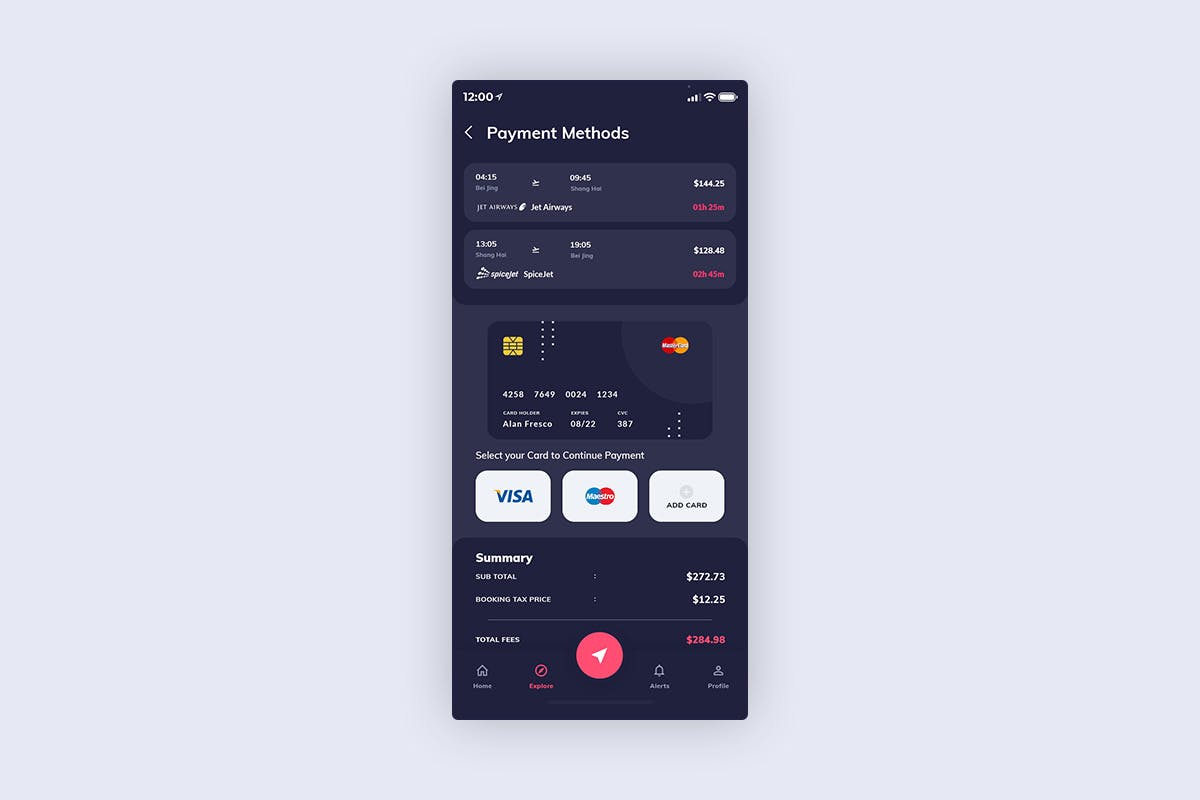 时尚高端专业的高品质旅游APP UI KITS（psd）设计素材模板