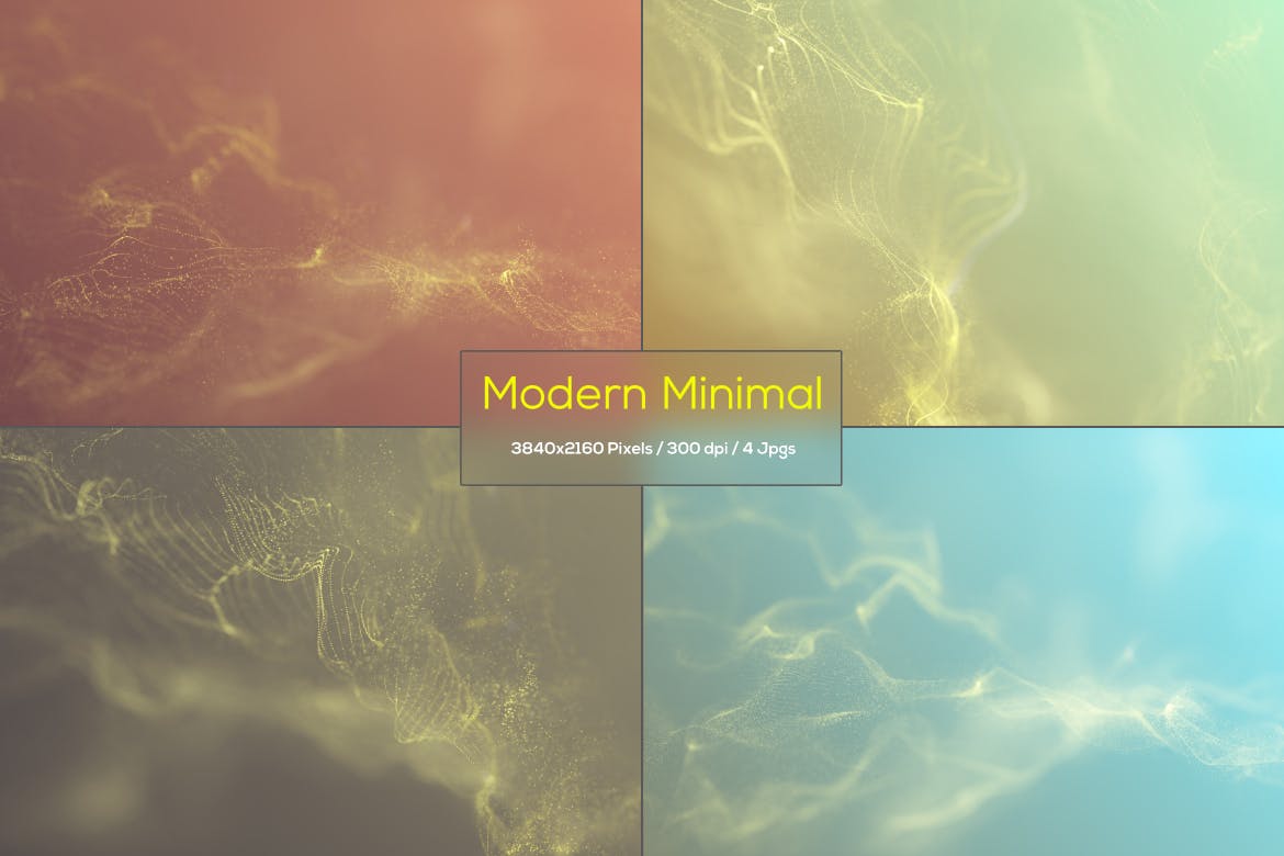 现代简约风格抽象粒子背景图素材 Modern Minimal Backgrounds设计素材模板
