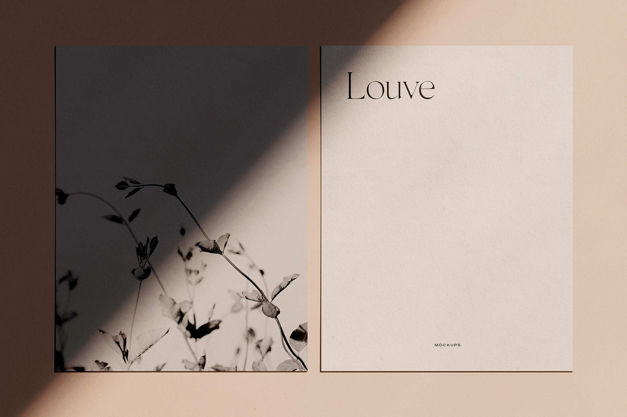 高品质的文具场景展示模型下载 Louve–(Mockup Kit) Scene Creator [psd]设计素材模板