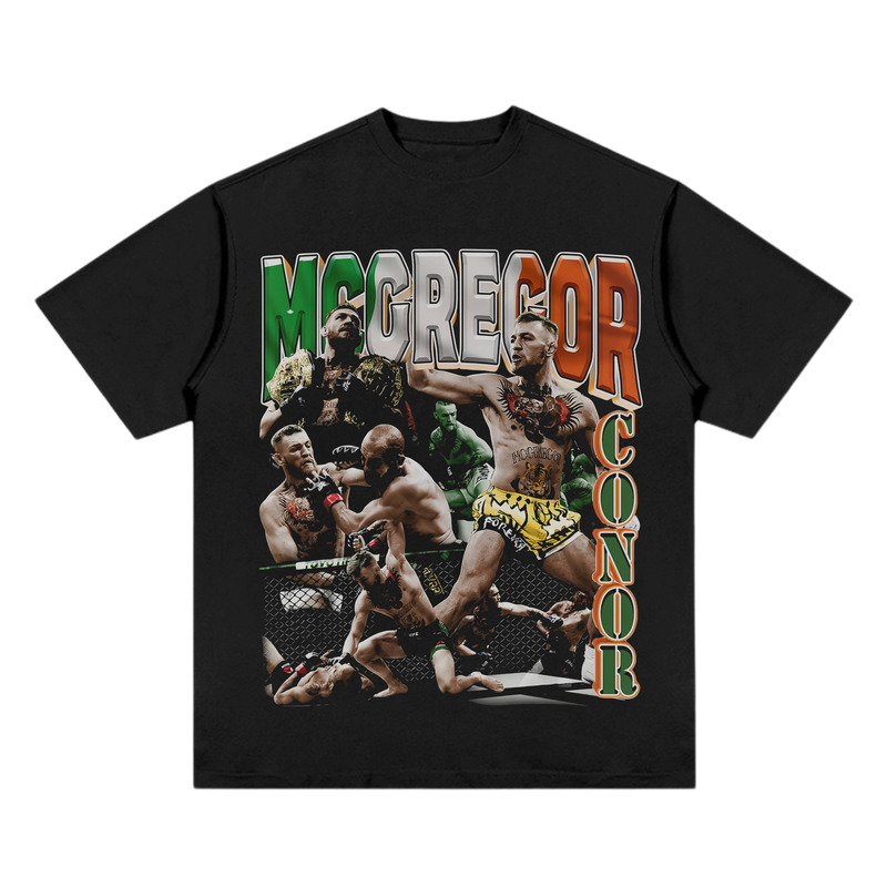 Conor T-Shirt Ufc Trash Talker Portrait American Fighting Hip-Hop Conor Mcgregor Short-Sleeve Vintage Cool Conor T-Shirt Ufc Trash Talker Portrait American Fighting Hip-Hop Conor Mcgregor Short-Sleeve Vintage Cool