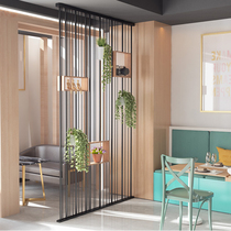 Iron Art Screen Nordic Living Room Dining Room Restaurant Shelve Industrial Wind Trim Green Plant Hollowed-out minimalist Hyundai Guest