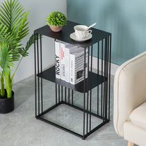 Minimalist Iron Art Double Corner Few Living Room Bedrooms Creative Sofa Sides A Few Small Family Type Containing Shelf Nightstand Shelve Shelve