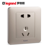 Rogrand switch socket panel Yidan Milan gold five-hole two-three with usb plug three-hole 16a household power supply