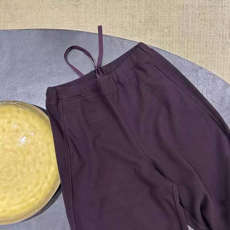 10.20 (No Returns, No Exchanges) Drawstring Straight-Leg Casual Pants