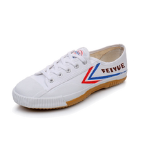 (Double Crown 11-year-old store) feiyue leap martial arts shoes Tai Chi shoes white shoes canvas shoes sneakers for men and women