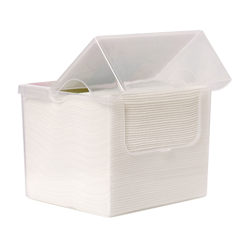 全棉干湿两用收纳盒面巾纸加厚美容院棉柔洁面