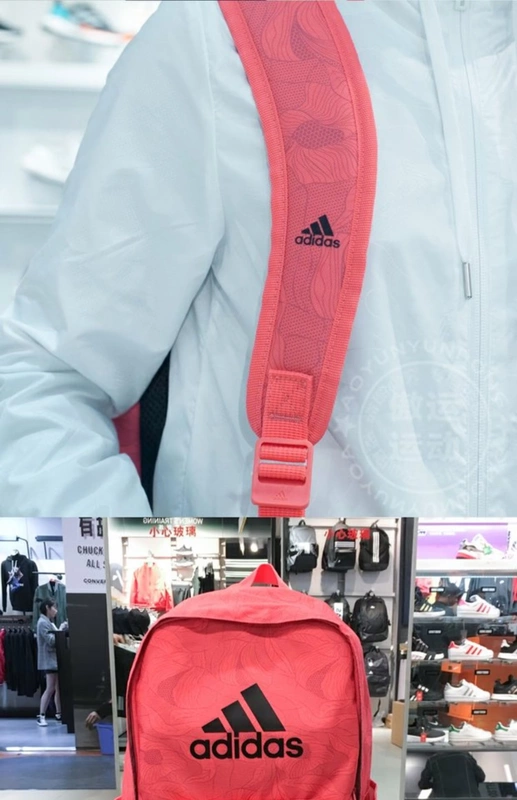 Ba lô nam nữ Adidas mùa hè 2019 mới thể thao và giải trí ba lô du lịch ngoài trời DW4307 4270 - Ba lô