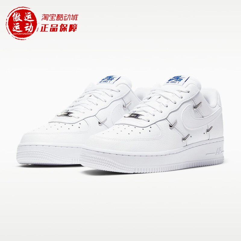 Nike 2026 Spring Women's Air Force 1 Low-Top Sneakers Simple and Versatile White Shoes Ct1990-100
