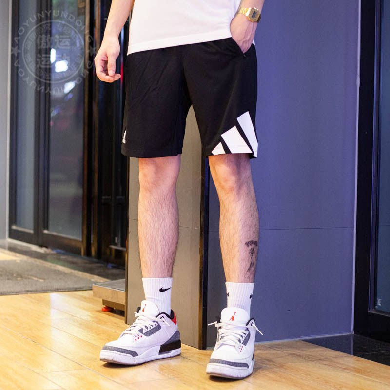 Adidas men's pants 2021 summer new quick-drying breathable running sports  casual shorts GL8943 GL8971