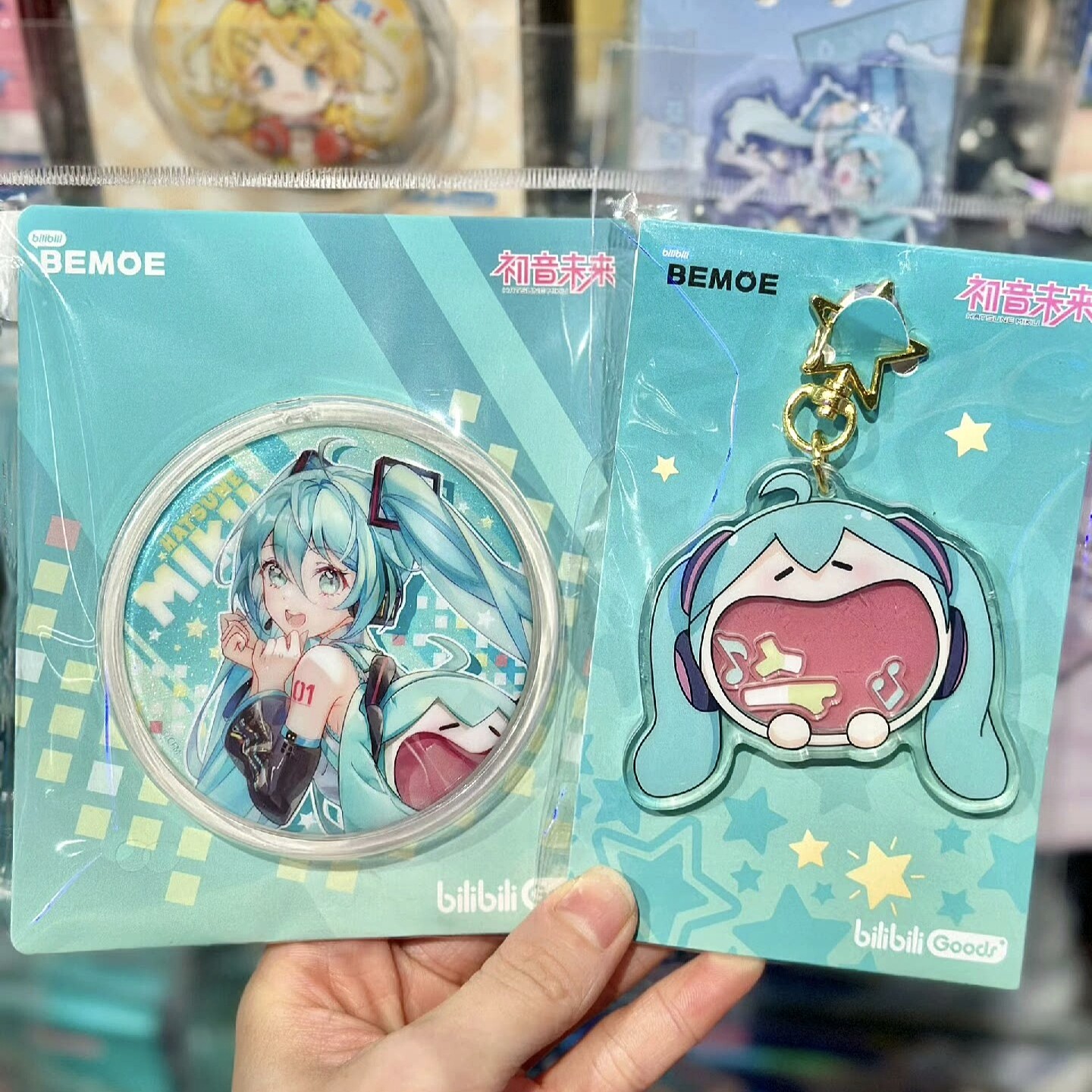 Authentic Moeyu Hatsune Miku Commemorative Badge Miku Official Merchandise Cute Anime Peripheral