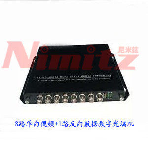 Industrial eight road video all road data 8 road video 1 RS485 reverse control data lightning protection machine