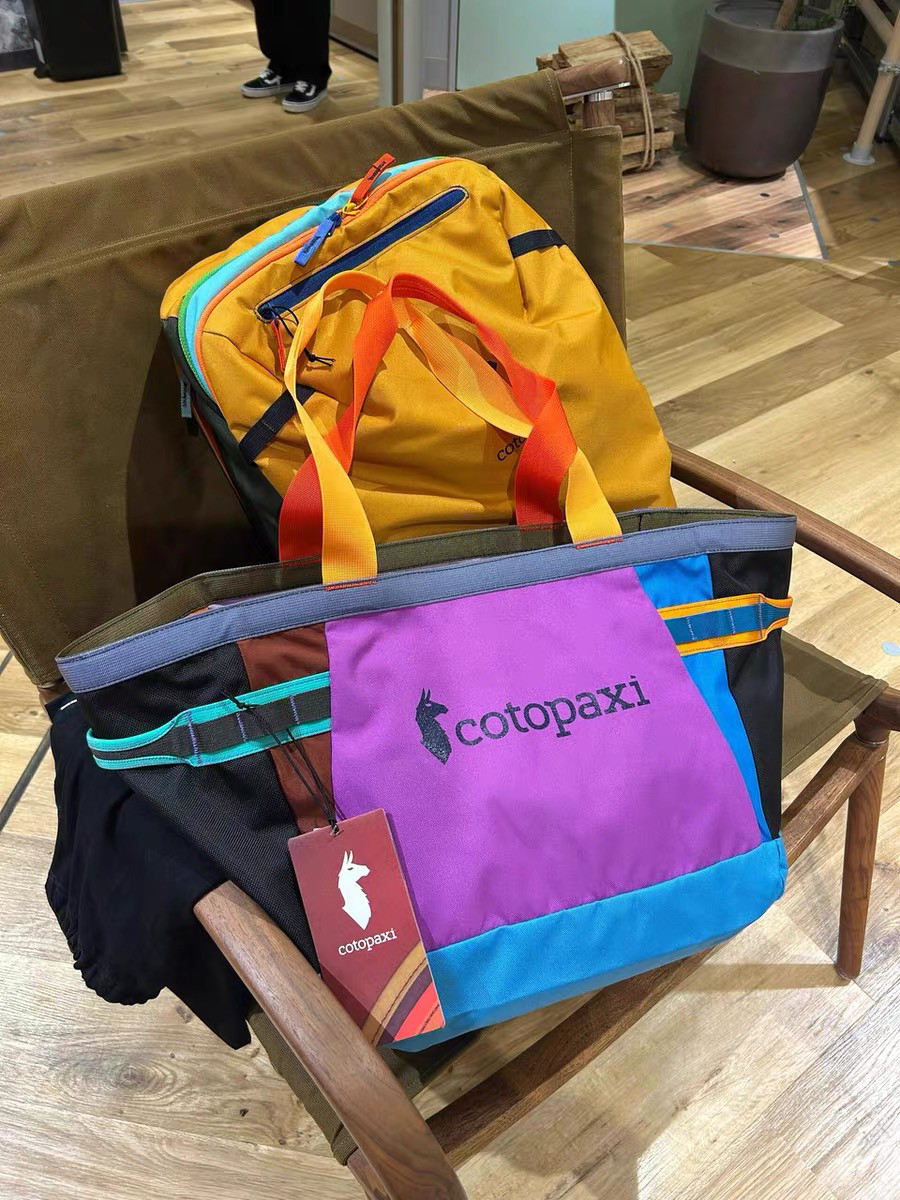 Мода холст 日本正品cotopaxi羊驼多巴胺配色单肩托特包大容量户外手提收纳包