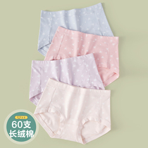 Top melon womens cotton mid-waist flat corner breathable shorts top quack 60 cotton soft and comfortable underwear 3