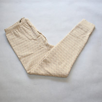  Top Guagua color cotton thickened plus velvet with knee pads autumn pants Top Guagua mens pure cotton brushed bottoming warm pants