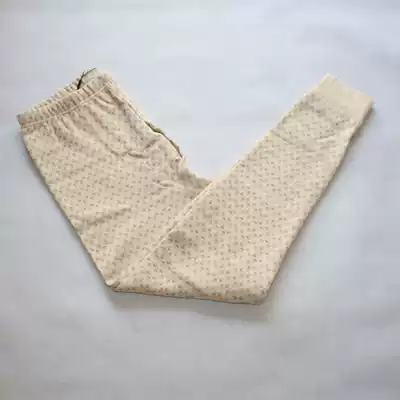 Top melon colored cotton thickened with knee pads sanitary pants