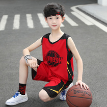 2022 summer childrens basketball clothes quick-drying sports suit boys jersey boy student sleeveless vest suit