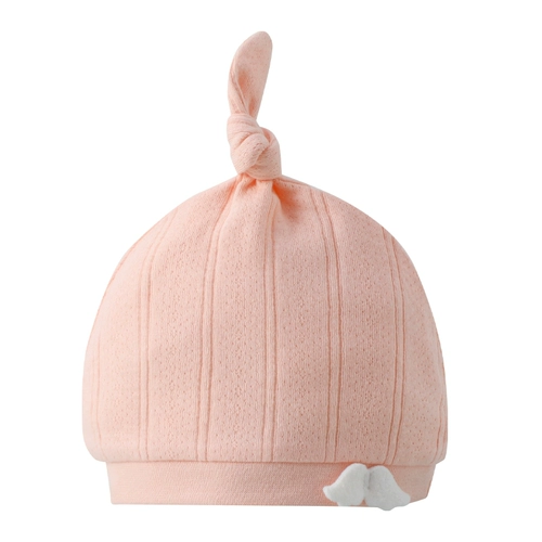 Детская летняя тонкая дышащая хлопковая шапка для новорожденных подходит для мужчин и женщин для выхода на улицу