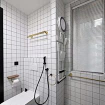 Nordic IKEA Small White Brick 300*600 Bread Brick Toilet Kitchen Wall Tiles White Plaid Tiles Matte Tiles