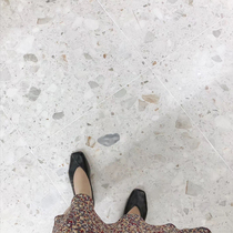 Hepan goose Egg terrazzo large particle tile 600x1200 Living Room restaurant clothing store engineering wall tile