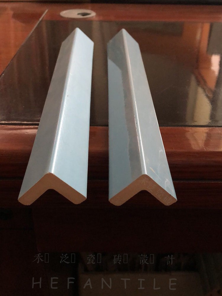 Wo Pan Custom Color Profiled Right Angle Arc Bar Tile 50 50 * 300 Wall Brick Minjuku Closed Side strip Background Wall