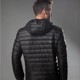 New Winter Men's down Jacket Regular Hooded White Duck down Lightweight Warm Portable Outdoor Long-Sleeved Jacket