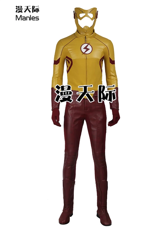 Quần áo Manles / Manly Skylight COS Mùa thứ ba Cậu bé sét Wally West cosplay - Cosplay