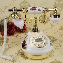 European pastoral simple fashion antique craft phone old-fashioned home office antique ceramic landline
