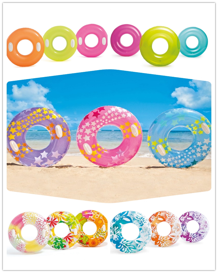 Adult floating ring round lifebuoy ring purple with handle dance props performance dancer with blue swimming ring to increase the circle