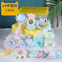 Baby rattle rattle package Auspicious rattle Newborn children 0-1 years old baby toy training audio-visual