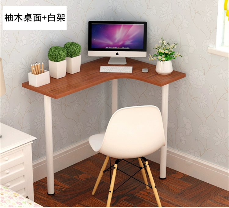 Bàn làm việc nhỏ góc máy tính bàn cong hình chữ L góc bàn học hiện đại tối giản tam giác nhỏ bàn nhỏ - Bàn