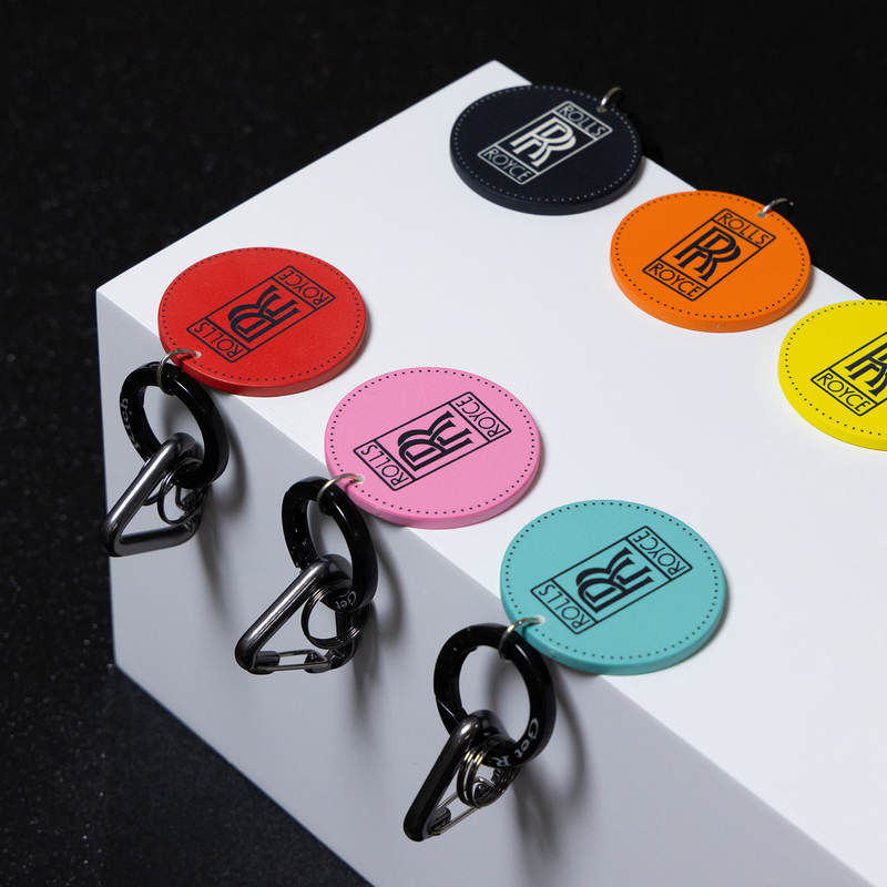 Key to Luck Rolls-Royce Keychain Bauhaus Style Tiffany Blue Car Keychain Minimalist Aesthetics