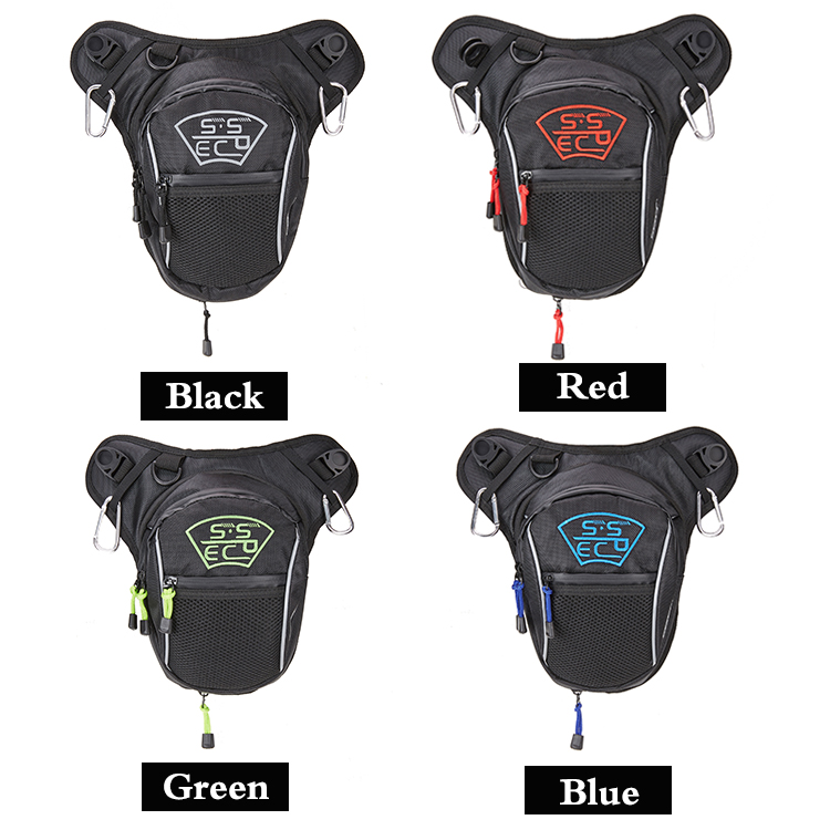 New SSPEC locomotive fanny pack motorcycle rider leg bag locomotive ride obliquely cross light thigh bag