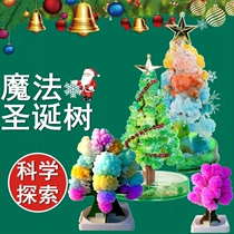 Paper Tree Blooming Christmas Tree Amazing Watering Growth Creative Magic Crystallizations Tree Children Time Toys Christmas Presents