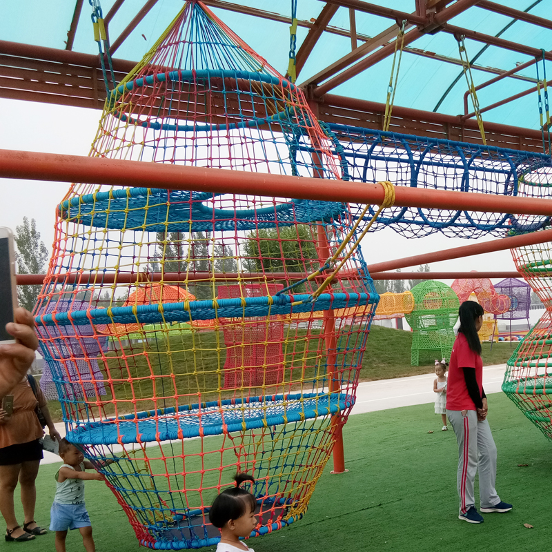 Outdoor children's climbing net expansion net nylon network game park kindergarten protective net rope decorative rope net anti-fall net