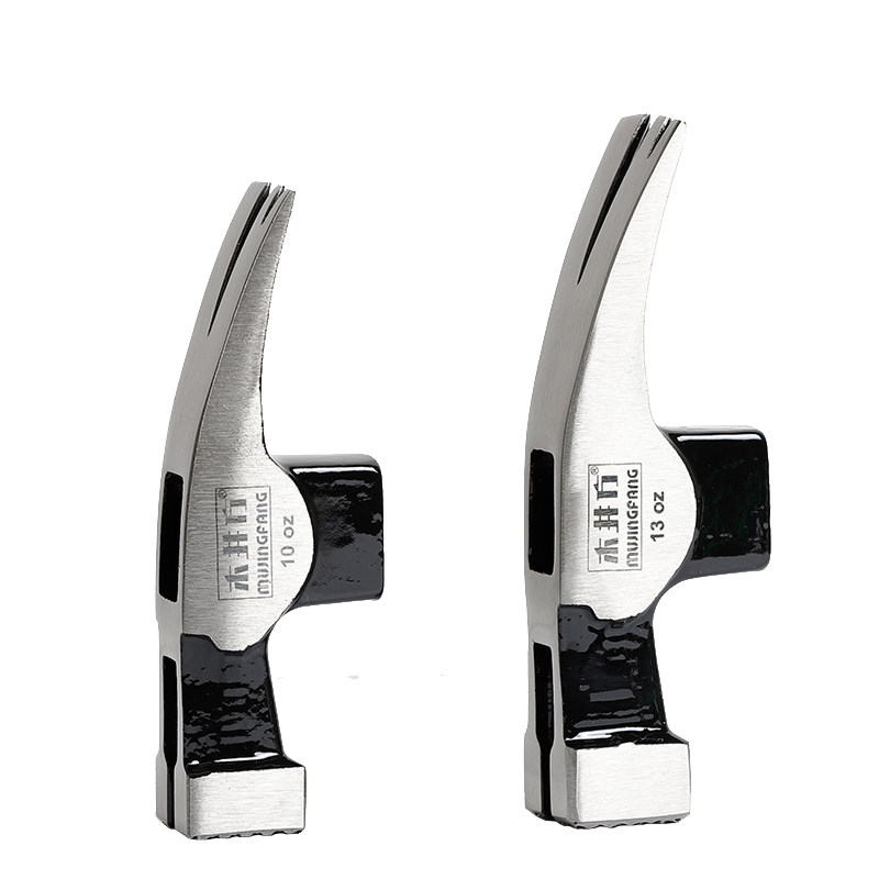 21-Claw hammer hammer piglet mark woodworking hammer hammer round square head steel hammer tool hammer handle wooden handle