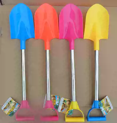 Children's beach shovel large steel pipe baby play sand shovel sand sand snow tools dig sand shovel soil water toys