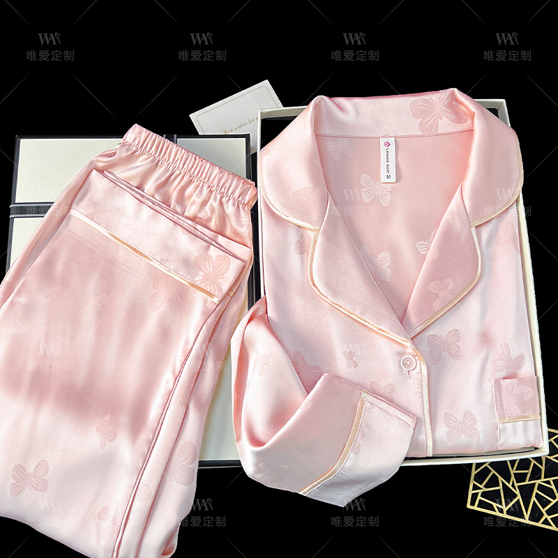 100% Mulberry Silk Pajamas for Women, Spring, Autumn and Summer, High-End Birthday Gifts for Best Friends and Wives, Holiday Gift Boxes