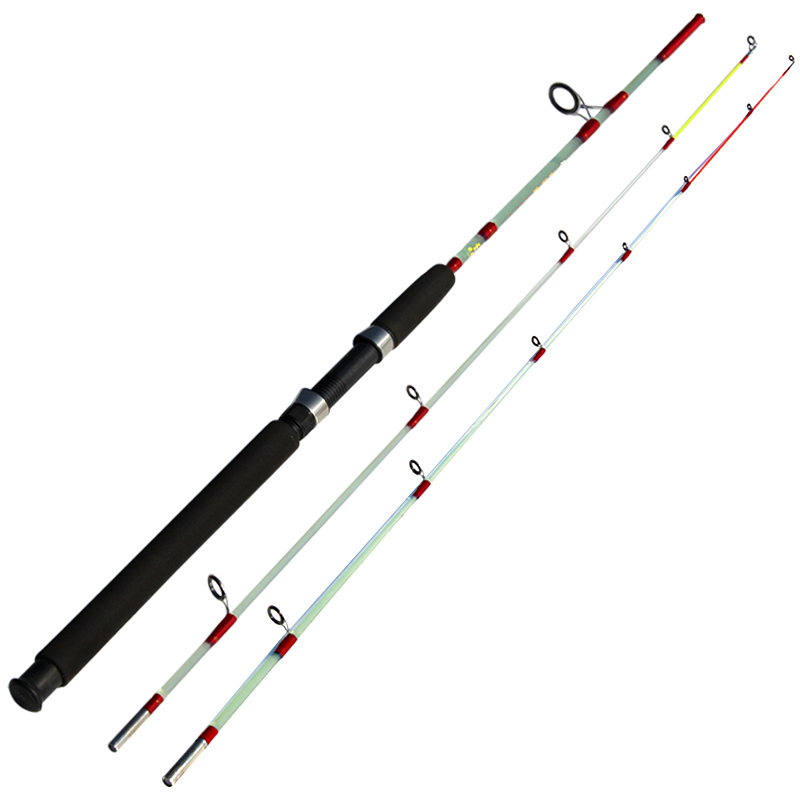 Xinyuan carp solid Luya rod multi-function double slightly straight handle Luya rod set Anchor fish sea rod Perch mouth long throw
