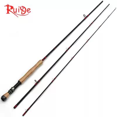 Red fishing gear Flying Fishing Rod set Flying Fishing wheel fly bait main line full set of flying fly rod new special offer