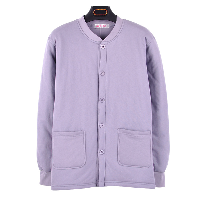 Trung niên quần áo cotton Nam Cực ba lớp len bông ấm mens bông bông ấm đồ lót quần áo dày cardigan ấm áp.