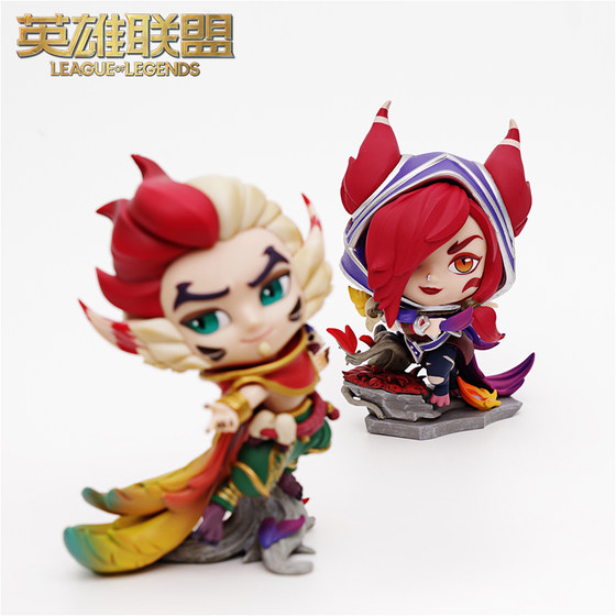 League of Legends LOL Luo and Xia couple handmade dolls and game peripherals