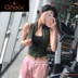 Áo vest thể thao nữ thể thao vest không tay chạy khóa kéo áo sơ mi nhanh khô gợi cảm quần áo yoga - Áo thể thao áo ba lỗ nữ the thao Áo thể thao