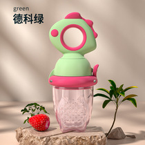 Baby full silicone chewable fruit and vegetable juice juice baby eating fruit push-type food supplement for fun and teeth grinding