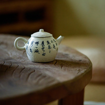 (Taicu Lianhuatang) hand made pottery mud bubble teapot
