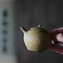 Taochu Lianhuatang hand-made pottery clay teapot pot yellow powder bubble pot