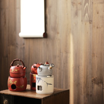 Taichu Lianhuatang pottery mud cooking tea set side pot alcohol stove boiling kettle